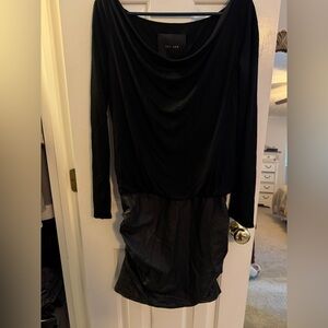 Elegant Black Long Sleeve Dress